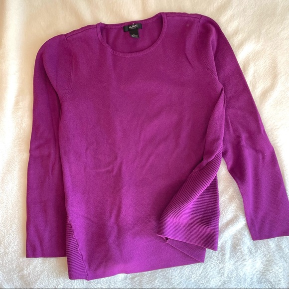 Alfani Women's Swing Knit Top PL Fuschia - Picture 1 of 11